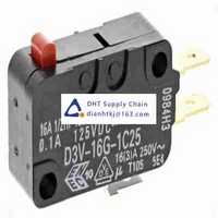 Microswitches and detector switches  Omron_D3V-16G-1C25