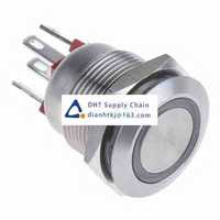 Pushbutton switches and components Bulgin_MPI002/28/RD