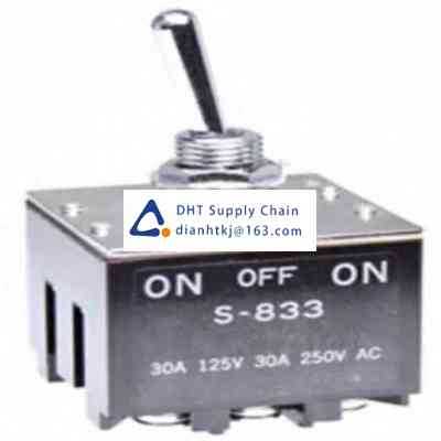 Toggle and slide switches NKK Switches_S833