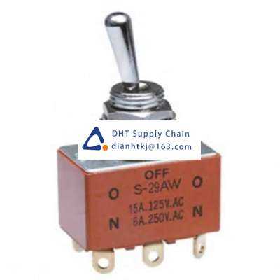 Toggle and slide switches NKK Switches_S29AW