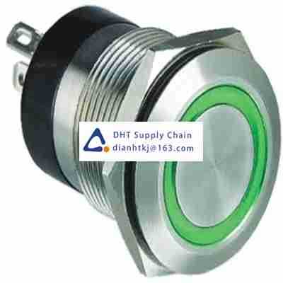 Pushbutton switches and components Bulgin_MPI002/28/GN/12