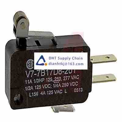 Microswitches and detector switches  Honeywell_V7-7B17D8-201